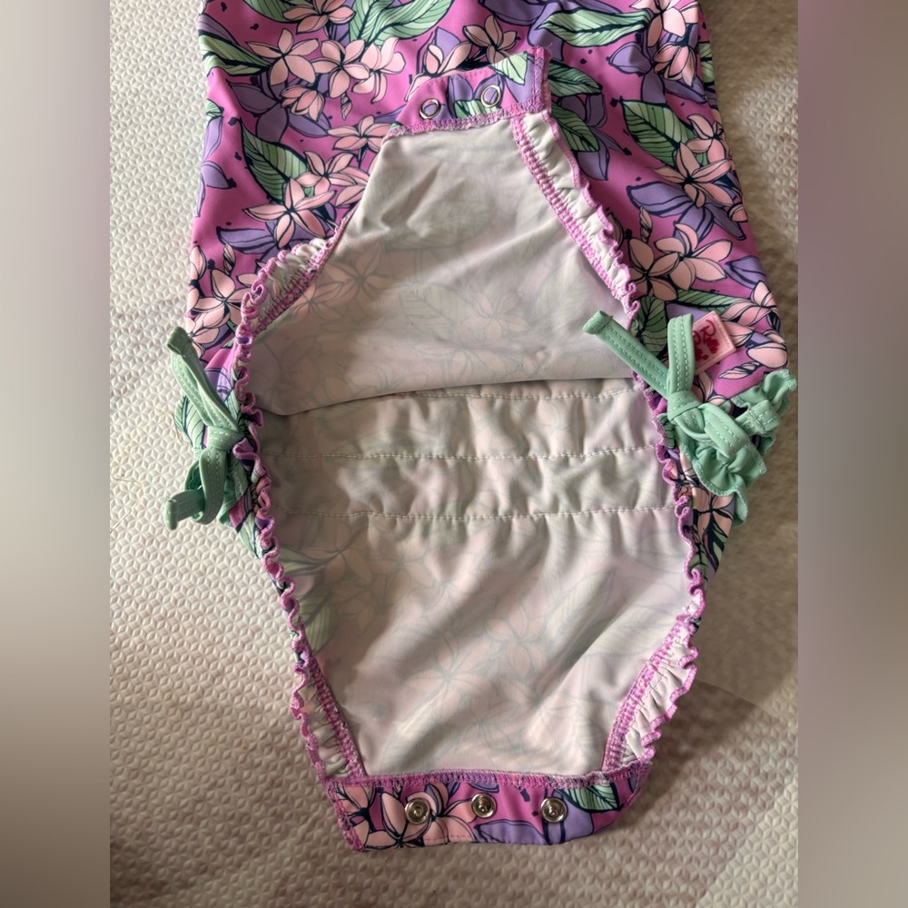 Ruffle Butts Rashguard Swimsuit - Picture 5 of 5